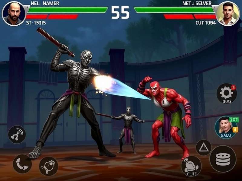 Supreme Combatant Titanium Combat Scene